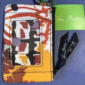 Vera Bradley ID Case Tropical Leaves//Never Used